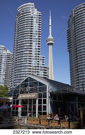 Canada, Ontario, CN Tower and other modern architecture in Downtown; Toronto View Large Photo Image Stock Image - Canada, Ontario, CN Tower and other modern architecture in Downtown; Toronto. Fotosearch