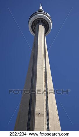 Canada, Ontario, CN Tower; Toronto View Large Photo Image Picture - Canada, Ontario, CN Tower; Toronto. Fotosearch