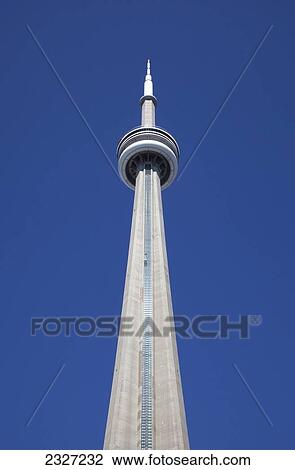 Stock Image - Canada, Ontario, CN Tower; Toronto. Fotosearch