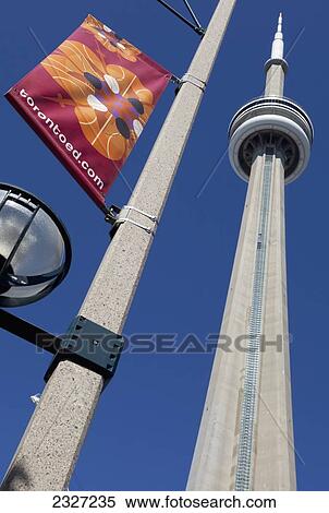 Stock Photography - Canada, Ontario, CN Tower; Toronto. Fotosearch