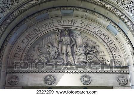 Stock Photo - Canada, Ontario, Exterior of Canadian Bank of Commerce; Toronto. Fotosearch
