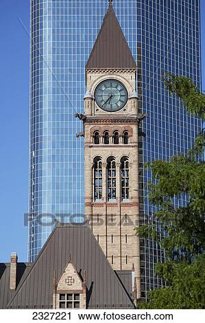 Stock Image - Canada, Ontario, Old City Hall; Toronto. Fotosearch