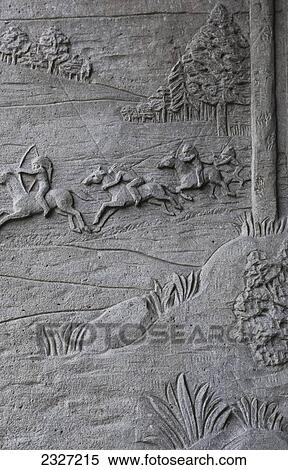 Canada, Ontario, Relief depicting Canadian history on building; Toronto View Large Photo Image Stock Photography - Canada, Ontario, Relief depicting Canadian history on building; Toronto. Fotosearch