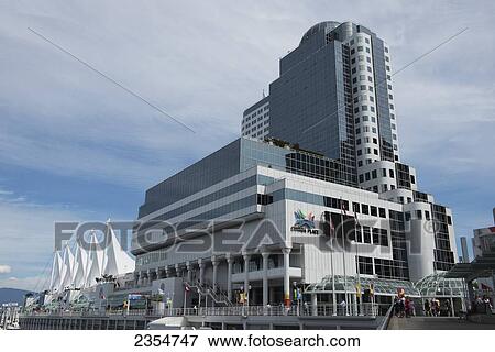 Stock Photo - Canada Place; Vancouver, British Columbia, Canada. Fotosearch