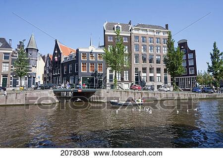 Canal Houses On Herengracht, Amsterdam, Netherlands View Large Photo Image Stock Photo - Canal Houses On Herengracht, Amsterdam, Netherlands. Fotosearch