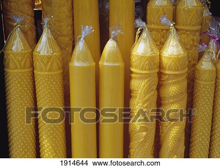 Candle Shop Near Wat Sutat View Large Photo Image Picture - Candle Shop Near Wat Sutat. Fotosearch