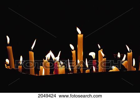 Candles In The El Sagrario Church (Old Cathedral), Cuenca, Azuay, Ecuador View Large Photo Image Picture - Candles In The El Sagrario Church (Old Cathedral), Cuenca, Azuay, Ecuador. Fotosearch
