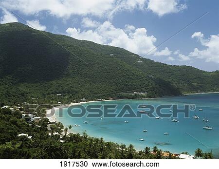 Stock Image - Cane Garden Bay. Fotosearch
