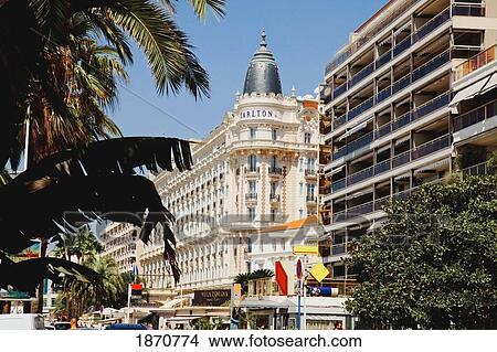 Cannes, Provence, France; The Hotel Carlton View Large Photo Image Picture - Cannes, Provence, France; The Hotel Carlton. Fotosearch