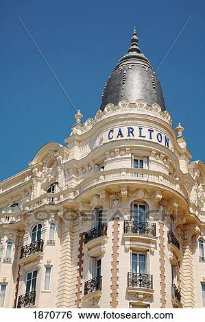 Cannes, Provence, France; The Hotel Carlton View Large Photo Image Stock Photograph - Cannes, Provence, France; The Hotel Carlton. Fotosearch