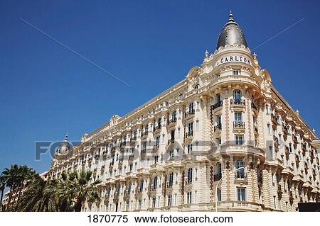 Stock Photography - Cannes, Provence, France; The Hotel Carlton. Fotosearch