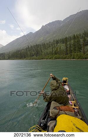 Canoeing In The Rain, Kusawa Lake Territorial Park, Yukon View Large Photo Image Stock Photograph - Canoeing In The Rain, Kusawa Lake Territorial Park, Yukon. Fotosearch