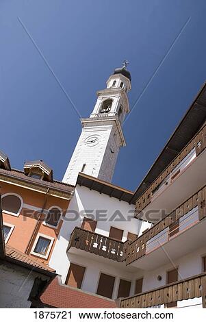 Canove, Vicenza, Italy; A Church Tower View Large Photo Image Stock Image - Canove, Vicenza, Italy; A Church Tower. Fotosearch