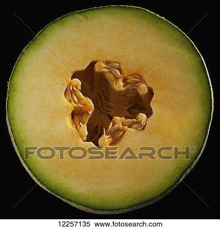 Cantaloupe cut in half View Large Photo Image Stock Photography - Cantaloupe cut in half. Fotosearch