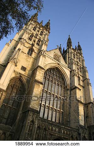 Picture - Canterbury Cathedral, Low Angle View. Fotosearch