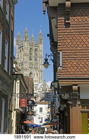 Stock Image - Canterbury Cathedral. Fotosearch