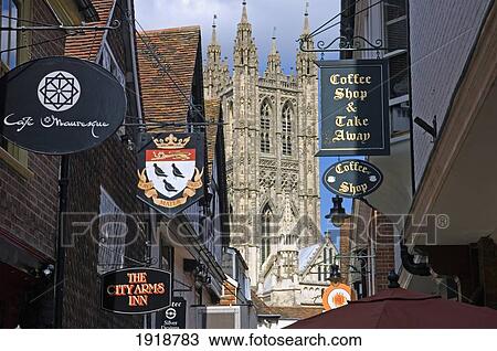 Stock Image - Canterbury Cathedral. Fotosearch