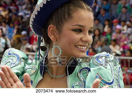 Picture - Caporales Dancer In The Procession Of The Carnaval De Oruro, Oruro, Bolivia. Fotosearch