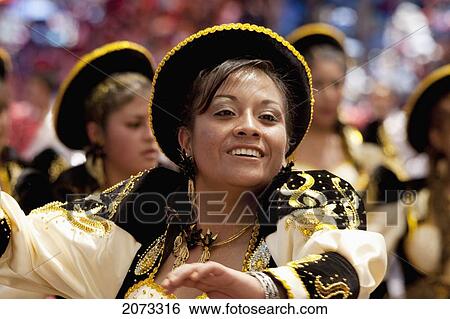 Caporales Dancer In The Procession Of The Carnaval De Oruro, Oruro, Bolivia View Large Photo Image Stock Photograph - Caporales Dancer In The Procession Of The Carnaval De Oruro, Oruro, Bolivia. Fotosearch