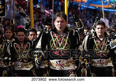 Caporales Dancers In The Procession Of The Carnaval De Oruro, Oruro, Bolivia View Large Photo Image Stock Image - Caporales Dancers In The Procession Of The Carnaval De Oruro, Oruro, Bolivia. Fotosearch
