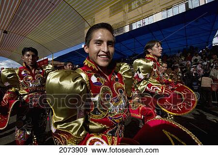 Caporales Dancers In The Procession Of The Carnaval De Oruro, Oruro, Bolivia View Large Photo Image Stock Photo - Caporales Dancers In The Procession Of The Carnaval De Oruro, Oruro, Bolivia. Fotosearch