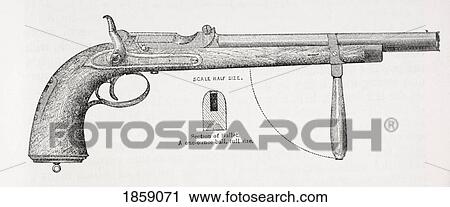 Captain Burton's Carbine Pistol And Projectile. From The Book The Life Of Captain Sir Richard Burton, Volume I, By His Wife Isabel Burton, Published 1893. View Large Photo Image Stock Image - Captain Burton's Carbine Pistol And Projectile. From The Book The Life Of Captain Sir Richard Burton, Volume I, By His Wife Isabel Burton, Published 1893.. Fotosearch