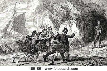 Captain Dalgetty At Ardenvohr Engraving By George Cruikshank Dated 1843 Of A Scene From Sir Walter Scott's Novel A Legend Of Montrose View Large Photo Image Stock Image - Captain Dalgetty At Ardenvohr Engraving By George Cruikshank Dated 1843 Of A Scene From Sir Walter Scott's Novel A Legend Of Montrose. Fotosearch