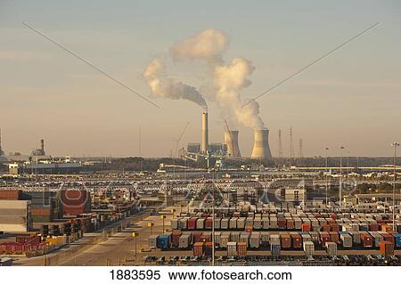Cargo Containers In Jacksonville Port; Jacksonville, Florida, United States Of America View Large Photo Image Stock Photography - Cargo Containers In Jacksonville Port; Jacksonville, Florida, United States Of America. Fotosearch