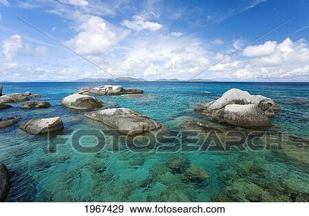 Caribbean, British Virgin Islands, Virgin Gorda, The Baths, Rocky Ocean. View Large Photo Image Stock Photo - Caribbean, British Virgin Islands, Virgin Gorda, The Baths, Rocky Ocean.. Fotosearch