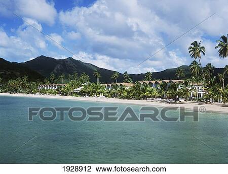 Stock Image - Carlisle Bay Hotel, Antigua.. Fotosearch