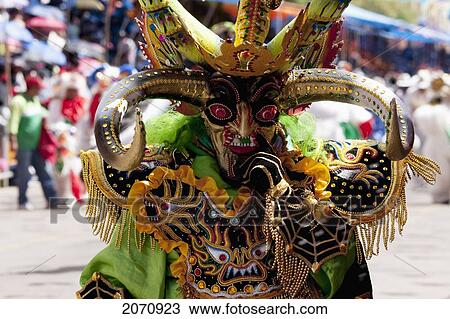 Stock Image - Carnaval De Oruro, Oruro, Bolivia. Fotosearch