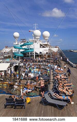 Stock Photo - Carnival Glory Cruise Ship; Cocoa Beach, Florida, Usa. Fotosearch
