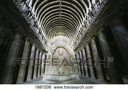 Carpenters Cave At Ellora Temples View Large Photo Image Stock Photograph - Carpenters Cave At Ellora Temples. Fotosearch