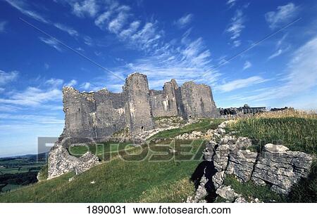 Carreg Cennen Castle View Large Photo Image Stock Image - Carreg Cennen Castle. Fotosearch