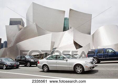 Cars Riding In Front Of Modern Building; California, Usa View Large Photo Image Stock Image - Cars Riding In Front Of Modern Building; California, Usa. Fotosearch