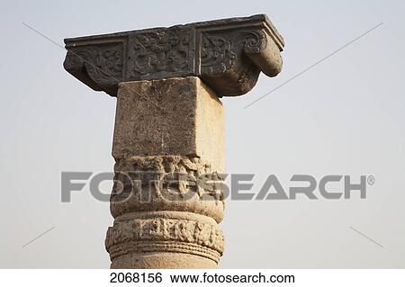 Carved Stone Columns In The Southeast Corner Of Chaitya No. 12, Nalanda Mahavihara, Bihar, India View Large Photo Image Stock Photograph - Carved Stone Columns In The Southeast Corner Of Chaitya No. 12, Nalanda Mahavihara, Bihar, India. Fotosearch