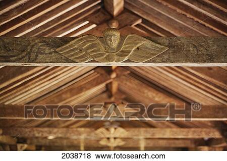 Carved Wooden Angels In The Mestizo-Baroque Style On An Original Support Beam Of The Jesuit Mission Of Santa Ana De Velasco, Santa Cruz Department, Bolivia View Large Photo Image Stock Photo - Carved Wooden Angels In The Mestizo-Baroque Style On An Original Support Beam Of The Jesuit Mission Of Santa Ana De Velasco, Santa Cruz Department, Bolivia. Fotosearch