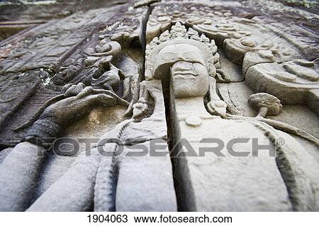 Carvings Of Dancing Apsara At Prasat Ta Som, Angkor, Siem Reap, Cambodia View Large Photo Image Stock Image - Carvings Of Dancing Apsara At Prasat Ta Som, Angkor, Siem Reap, Cambodia. Fotosearch