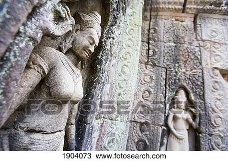 Carvings Of Dancing Apsara At Prasat Ta Som, Angkor, Siem Reap, Cambodia View Large Photo Image Stock Image - Carvings Of Dancing Apsara At Prasat Ta Som, Angkor, Siem Reap, Cambodia. Fotosearch
