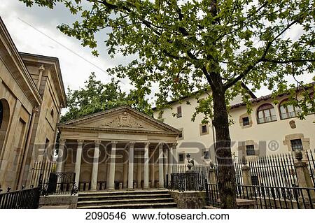 Stock Photograph - Casa De Juntas, House Of The Historical Archive Of The Basque Country, Gernika-Lumo, Basque Country, Spain. Fotosearch