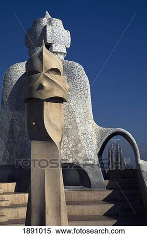 Stock Photography - Casa Mila La Pedrera By Gaudi. Fotosearch