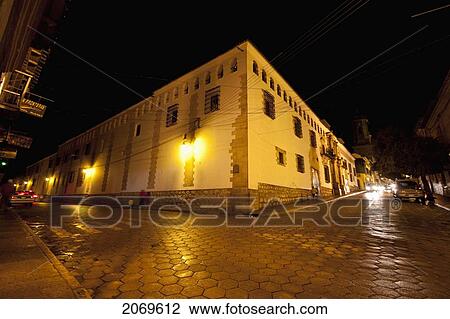 Casa Nacional De Moneda (National Mint) At Night, Potos View Large Photo Image Stock Image - Casa Nacional De Moneda (National Mint) At Night, Potos. Fotosearch