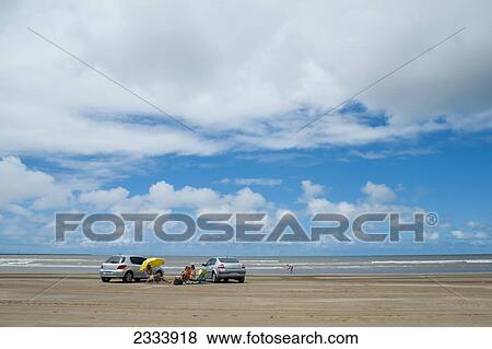 Stock Photo - Casino Beach; Rio Grande Do Sul, Brazil. Fotosearch