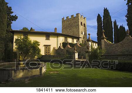 Stock Image - Castello Di Verrazzano; Greti, Italy. Fotosearch
