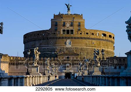 Stock Photography - Castello Sant Angelo, Rome, Italy. Fotosearch
