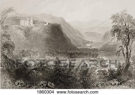 Castle Howard, Vale Of Ovoca, Ireland. Drawn By W. H. Bartlett, Engraved By S. Bradshaw. From ôThe Scenery And Antiquities Of Irelandö By N. P. Willis And J. Stirling Coyne. Illustrated From Drawings By W. H. Bartlett. Published London C. 1841. View Large Photo Image Picture - Castle Howard, Vale Of Ovoca, Ireland. Drawn By W. H. Bartlett, Engraved By S. Bradshaw. From ôThe Scenery And Antiquities Of Irelandö By N. P. Willis And J. Stirling Coyne. Illustrated From Drawings By W. H. Bartlett. Published London C. 1841.. Fotosearch