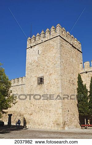 Stock Image - Castle Of The Counts Of Orgaz; Orgaz Toledo Province Castilla-La Mancha Spain. Fotosearch