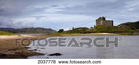 Stock Photo - Castle Tioram; Argyll Scotland. Fotosearch