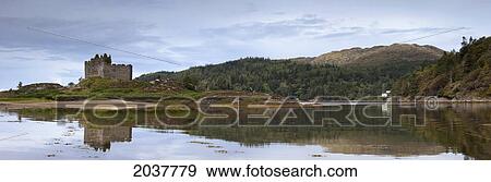 Stock Photo - Castle Tioram; Argyll Scotland. Fotosearch