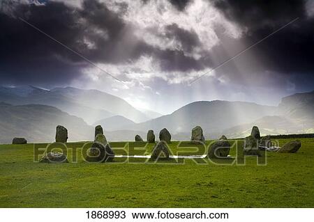 Castlerigg Stone Circle; Kendal, Cumbria, England View Large Photo Image Stock Image - Castlerigg Stone Circle; Kendal, Cumbria, England. Fotosearch